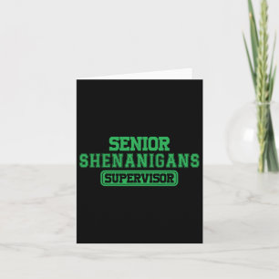 Carte Surveillant de Shenanigans Senior Coordonnateur