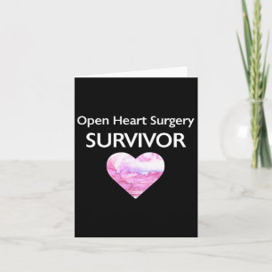 Carte Survie Open Heart Chirurgie Coeur Attaque cardiaqu
