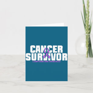 Carte Survivant du cancer de Leiomyosarcome Combattant d