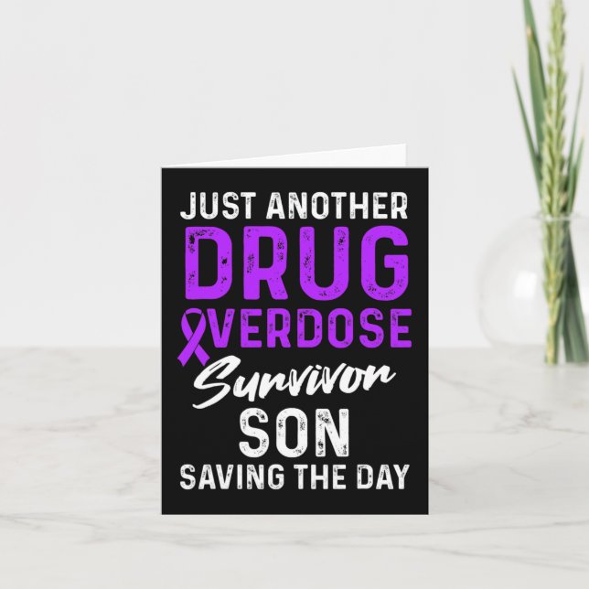 Carte Survivant du guerrier de sensibilisation à la surd (Devant)