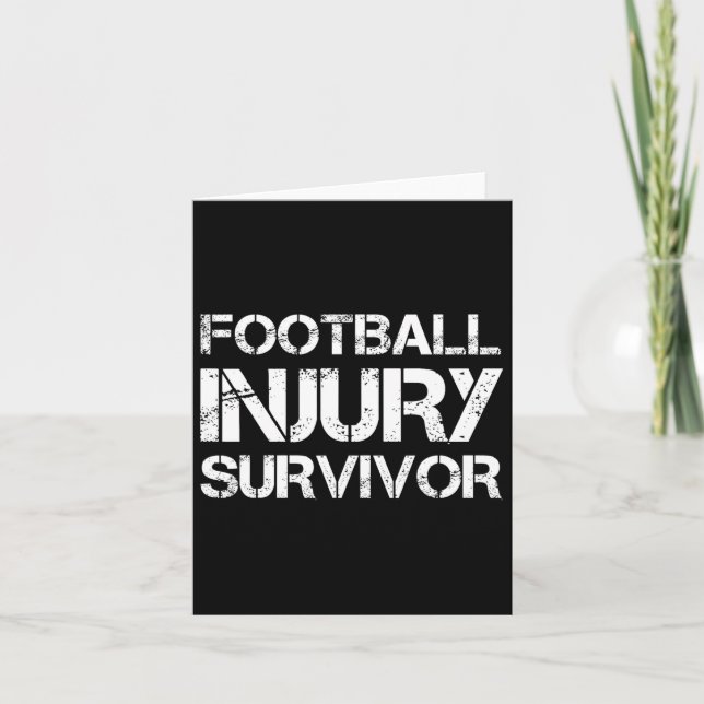 Carte Survivant d'une blessure de football  (Devant)