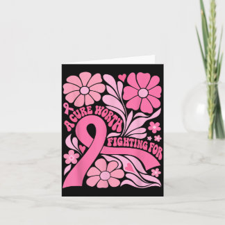 Carte Survivante du cancer du sein Boho floral Un remède
