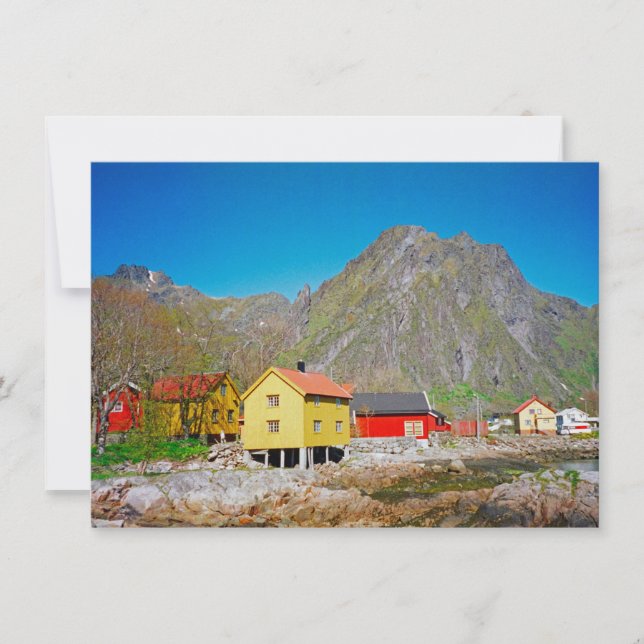 Carte Svolvaer, Norvège (Devant)