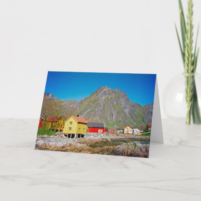 Carte Svolvaer, Norvège (Devant)