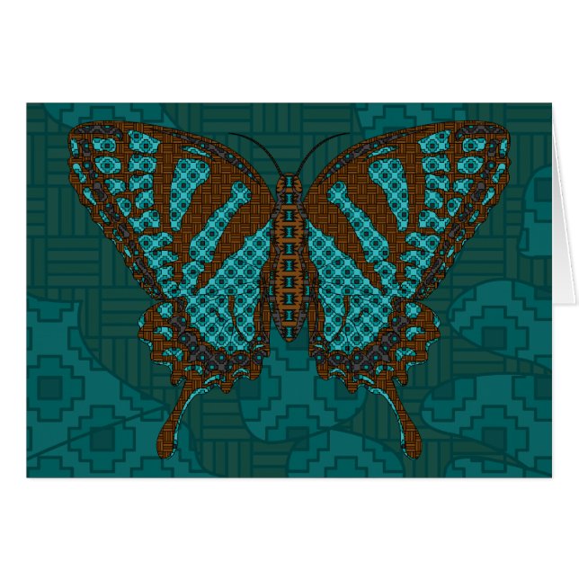 Carte Swallowtail native (Devant Horizontal)