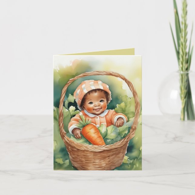 Carte Sweet as a Carrot : premier anniversaire Bash (Devant)