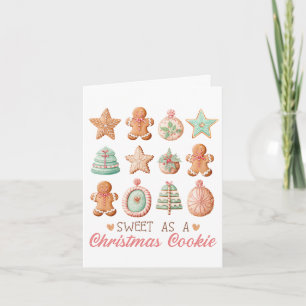 Carte Sweet as a Christmas Cookie Blank Greeting