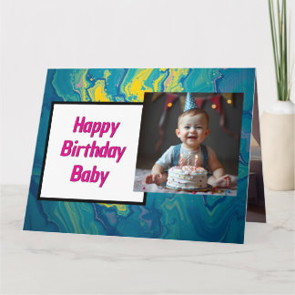 Carte Sweet Baby Birthday Card - Téléchargement instanta