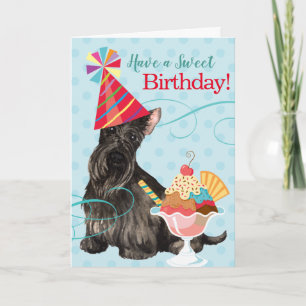 Carte Sweet Birthday Scottish Terrier