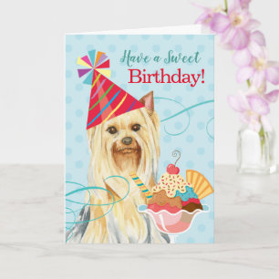Carte Sweet Birthday Yorkie