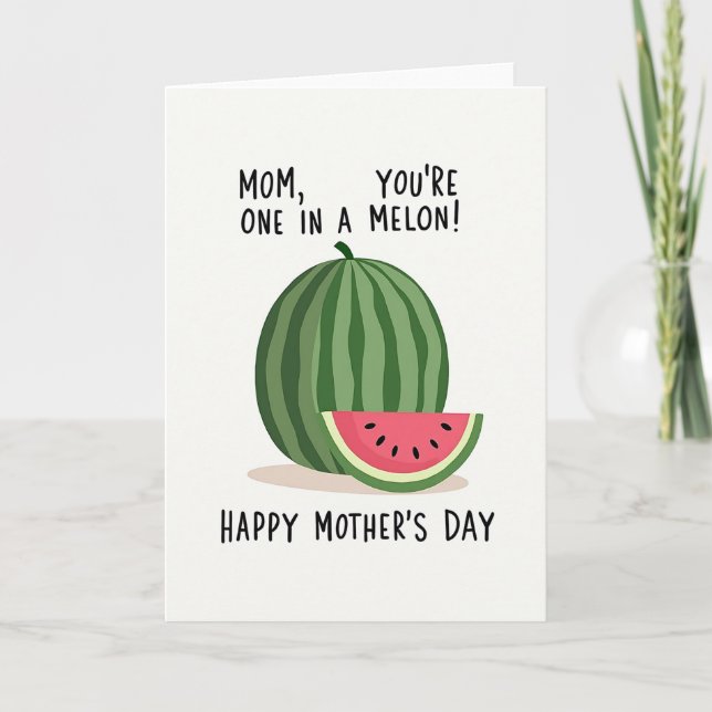 Carte Sweet Melon Mothers Day Card (Devant)