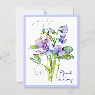 Carte Sweet Peas En Tout Temps