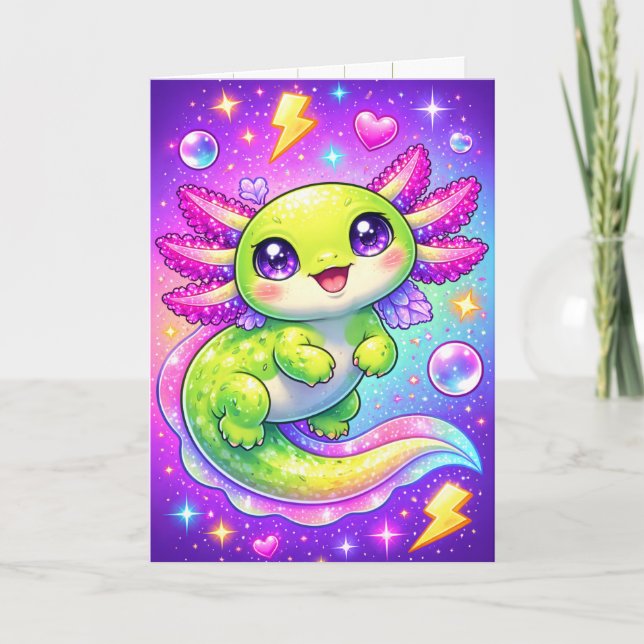 Carte Sweet Pink and Purple Birthday Card for Girls (Devant)