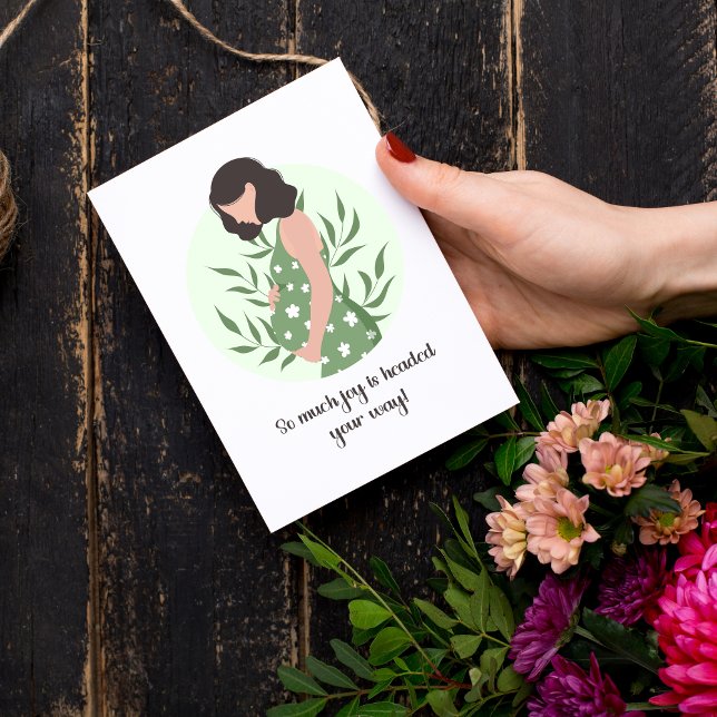 Carte Sweet Sentimental Baby Message pour s'attendre à m (Heartfelt Pregnancy Congratulations Card – Sweet Sentimental Baby Message for Expecting Parents)