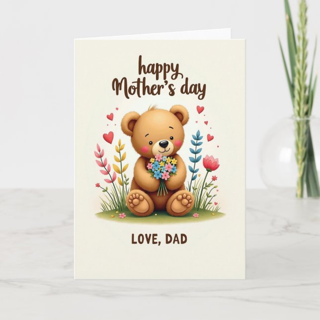 Carte Sweet Stuffed Friend Card (Devant)