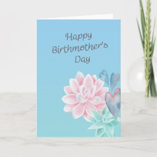 Carte Sweet Succulents Birthmother's Day Card