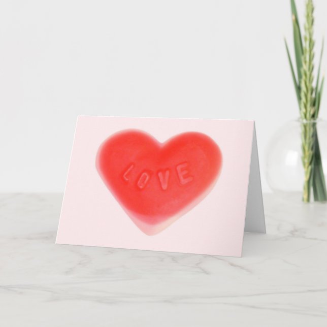 Carte Swet Heart Rose 'Joyeux Anniversaire' (Devant)