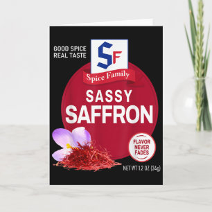 Carte Sy Saffron Spice Group Famille Halloween appariés 