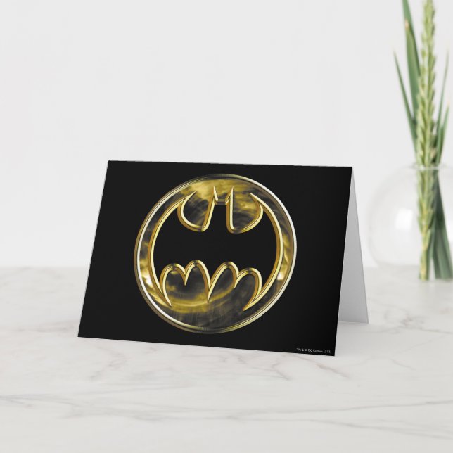 Carte Symbole Batman | Logo Or (Devant)