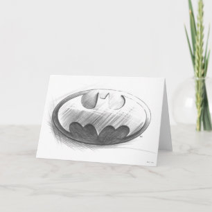 Carte Symbole de Batman  Logo de dessin insignifiant