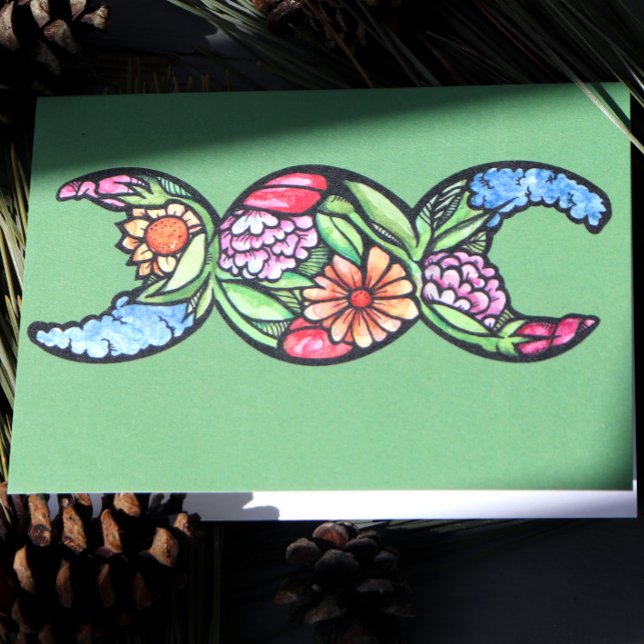 Carte Symbole de la lune triple (Créateur téléchargé)