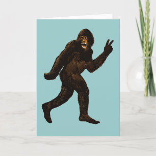 Carte SYMBOLE DE PAIX Bigfoot
