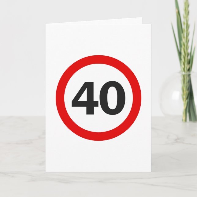 CARTE SYMBOLE DE ROUTE QUARANTE (Devant)