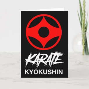 Carte Symbole du Karaté Kyokushin Entraînement au Dojo K