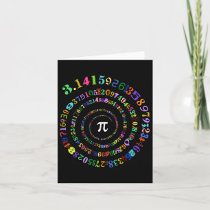Carte Symbole du numéro de mathématiques de l'i.i. Spira