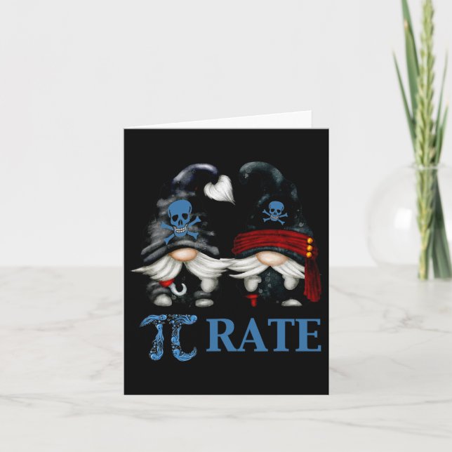 Carte Symbole Funny Octopus Pi Day pour professeur de ma (Devant)