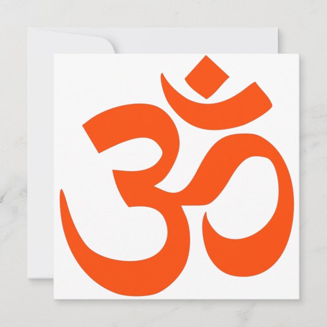 Carte Symbole Om indien (Devant)
