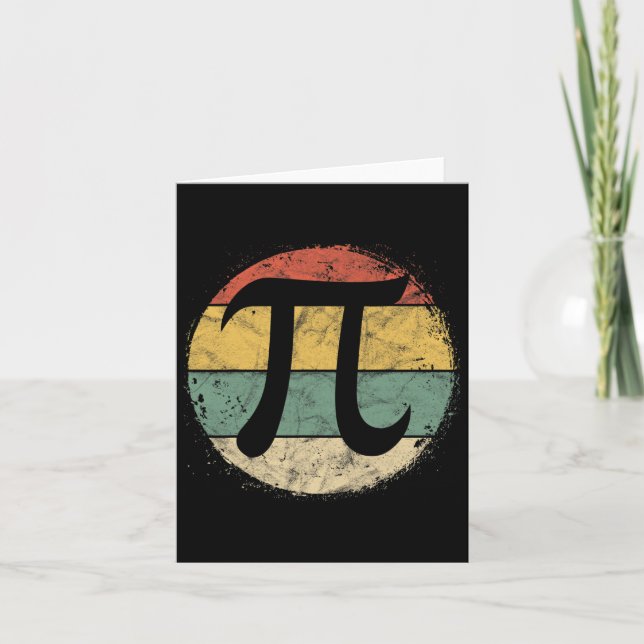 Carte Symbole Pi Circulaire Pi Jour Math Enseignant des  (Devant)