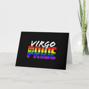 Carte Symbole Zodiaque de la Fierté virale LGBT