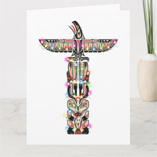 Carte Symbolisme des Thunderbird Haida Nation autochtone