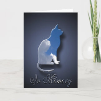 Carte Sympathie À La Mort De Chat Pour Le Propriétaire D