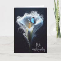 Sympathie Blanc Calla Lily et Papillon