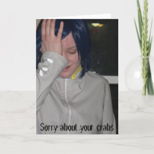 Carte Sympathie - Crabes