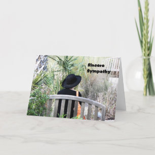 Carte Sympathie, Dame en noir