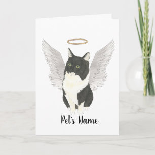 Carte Sympathie de chat Tuxedo Ragamuffin
