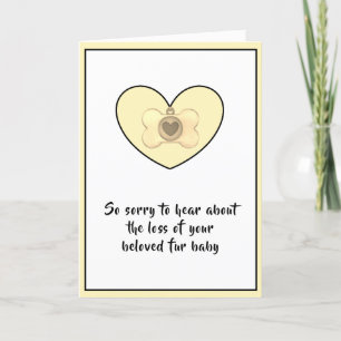 Carte Sympathie de chien par dalDesignNZ