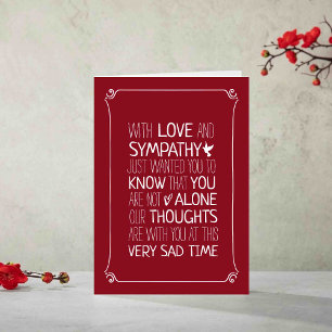 Carte Sympathie de la typographie moderne