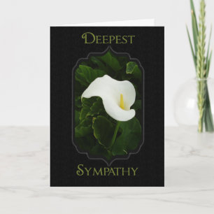 Carte Sympathie de zantedeschia