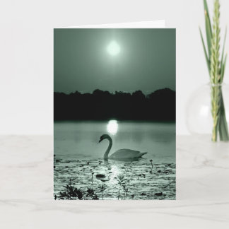 Carte Sympathie du lac Swan Vide à l'intérieur