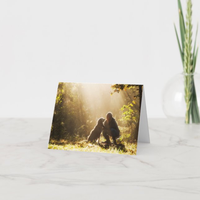 Carte Sympathie du meilleur ami de l'homme (Devant)