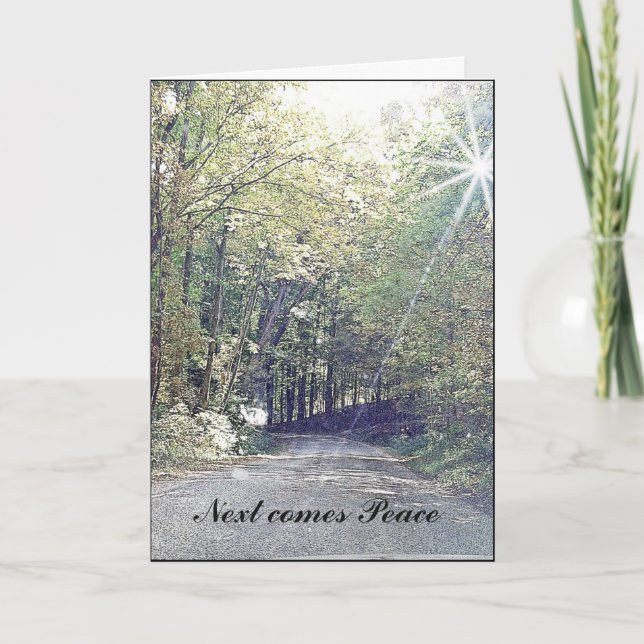 Carte Sympathie et paix (Devant)