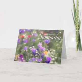 Carte Sympathie fleur sauvage