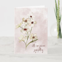 Sympathie florale rose