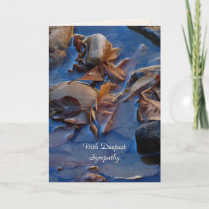 Carte Sympathie la plus profonde, Feuilles d'automne dan