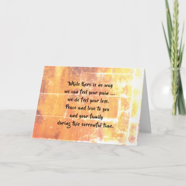 Carte Sympathie par dalDesignNZ (Devant)