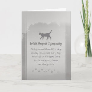 Carte Sympathie pour chat professionnel - Sympathie prof